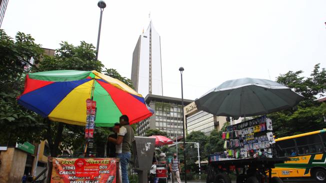 Centro de Medellín, vendendores ambulantes