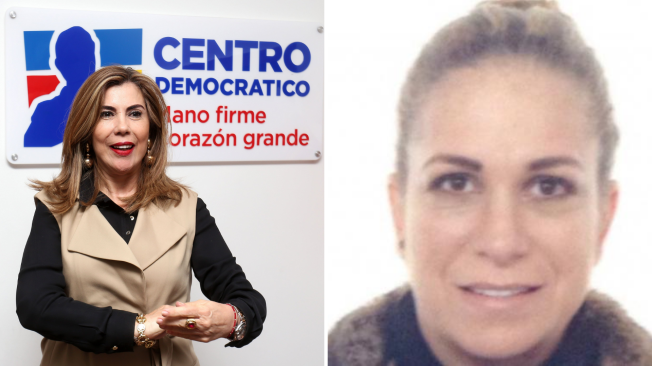Nubia Stella Martínez,  directora del Centro Democráctico, y Claudia Daza, exasesora de Álvaro Uribe.