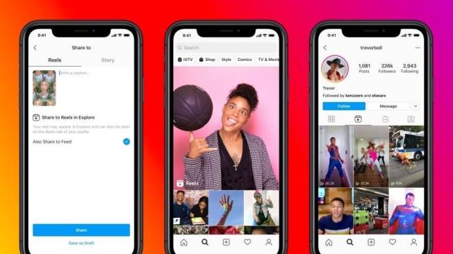 Reels permitirá a Instagram competir en el universo de los videos cortos graciosos o lúdicos, el formato que hizo de TikTok un fenómeno de las redes sociales.