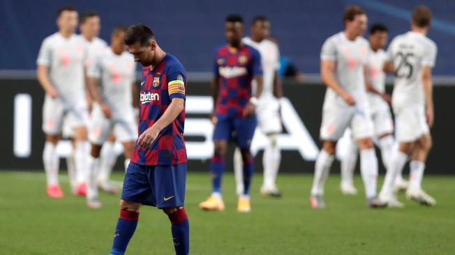 La decepción de Messi.