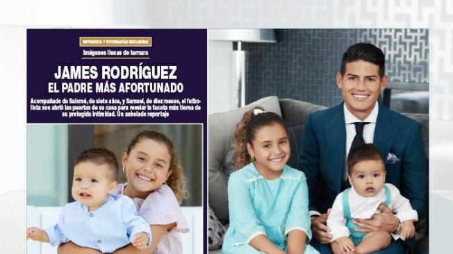 James Rodríguez es la portada de ¡Hola! Colombia