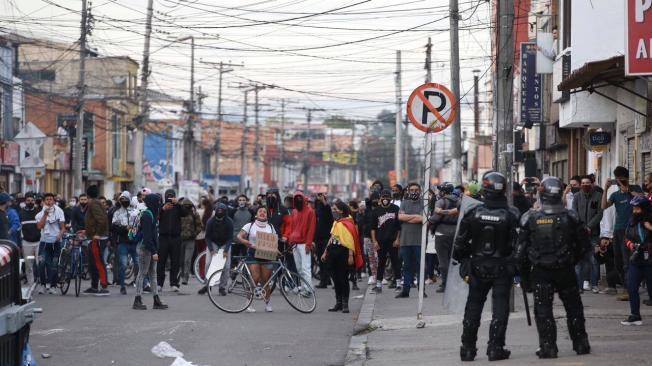 Protestas en CAI Villa Luz