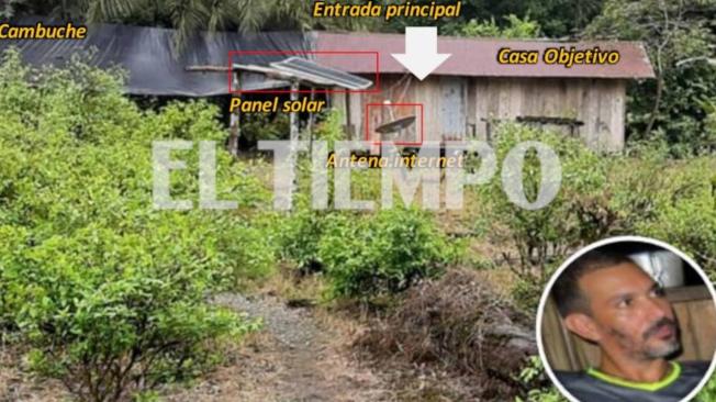 EL TIEMPO tuvo acceso a imágenes exclusivas del lugar donde se llevó a cabo el operativo contra 'Uriel'
