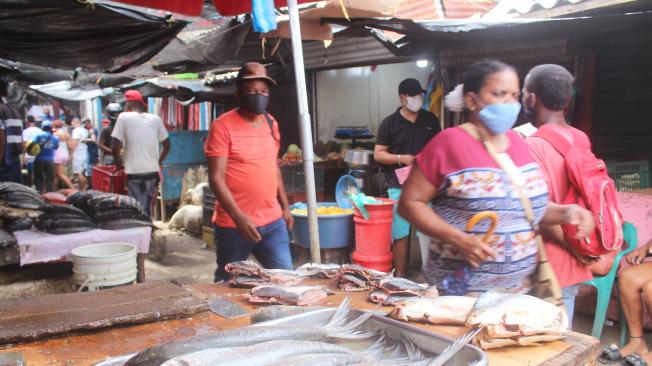 El mercado de Bazurto es uno de los escenarios en la mira de las autoridades de Cartagena.