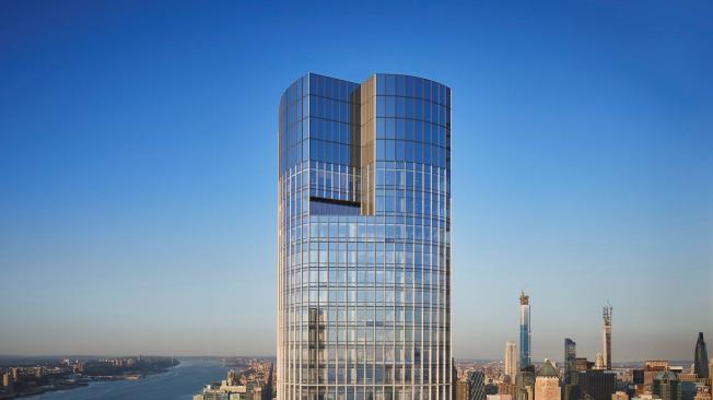 El rascacielos 35 Hudson Yards que forma parte de la remodelación de lado oeste de Manhattan.