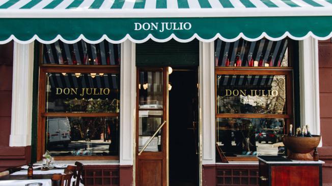 Fachada de Don Julio, el nuevo número uno del listado de los 50 Mejores de América Latina. Está ubicado en el barrio Palermo de Buenos Aires.