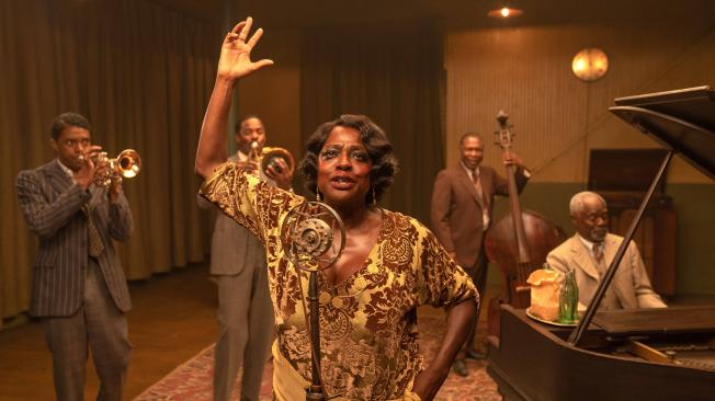 Viola Davis protagoniza la película"Ma Rainey's Black Bottom", en la que compartió set con Chadwick Boseman.