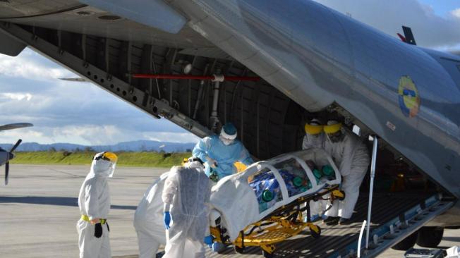 Fuerza Aérea lista para realizar traslado de pacientes de covid