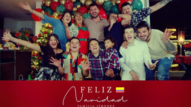 Jonathan Jiménez pasó Navidad por primera vez con su familia en Colombia