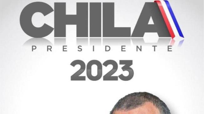 El cartel de la campaña presidencial de José Luis Chilavert.