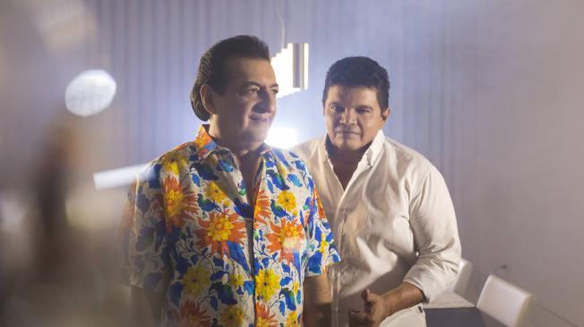 Jorge Oñate y Álvaro López en imágenes promocionales de su álbum Patrimonio Cultural (2016).