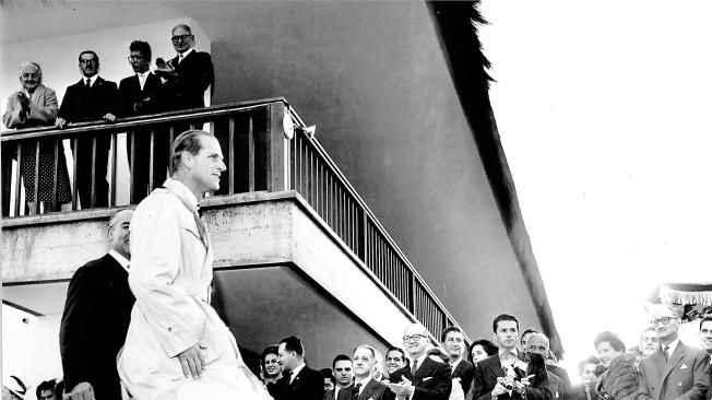 Visita del Principe de Edimburgo a Colombia. Febrero 1962