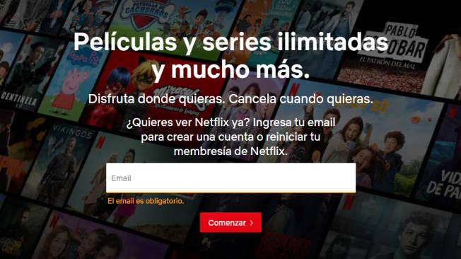 Netflix ya no tiene la opción de una prueba gratuita por un mes.