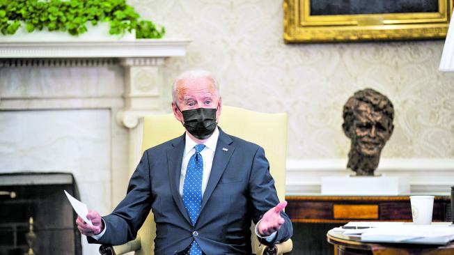 En sus primeros 100 días como presidente, Biden ordenó retirar las tropas de EE. UU. de Afganistán.