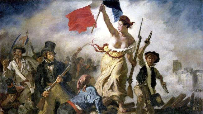 La libertad guiando al pueblo’, de Eugène Delacroix.
