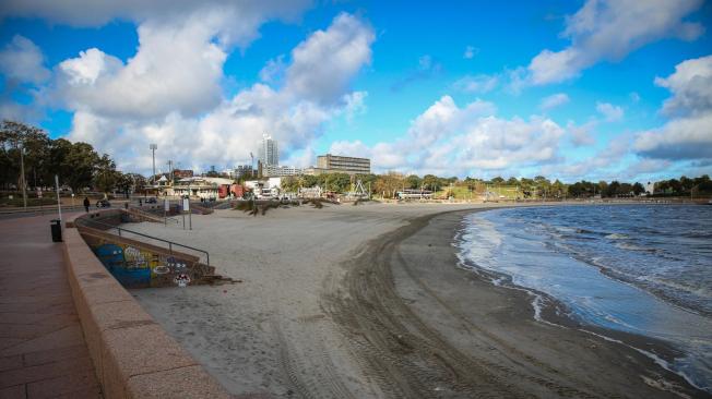 Vista de la playa donde se conocen los protagonistas de ‘La uruguaya’, en Valizas, a las orillas del Río de la Plata.
