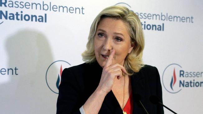 Marine Le Pen, líder de la extrema derecha francesa.