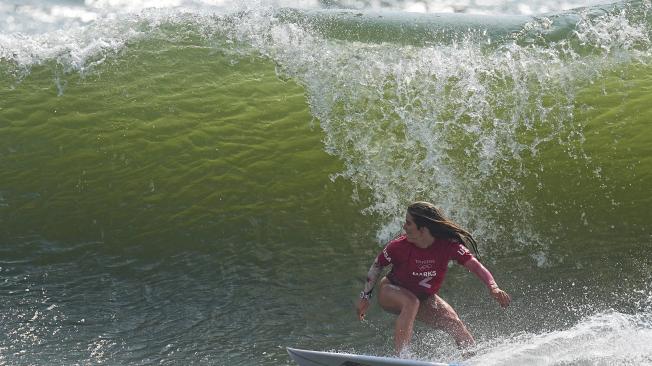 Carissa Moore, ganadora de surf en los Juegos Olímpicos de Tokio.