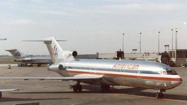 Una fotografía del Boeing 727 antes de desaparecer.