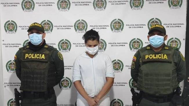 María Carolina Morales Trujillo fue puesta a disposición de autoridades competentes.