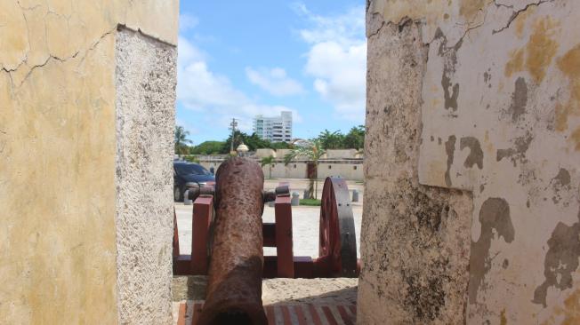 Hay técnica de conservación que se aplican no solo en otras fortificaciones de Cartagena para protegerlas del salitre, el viento y la humedad
