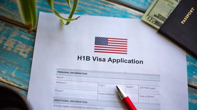 Formulario de aplicación para la visa.