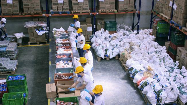 El Banco de Alimentos de Bogotá ha logrado distribuir 230 millones de kilos de comida, en 20 años.