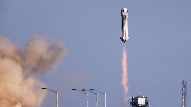 La tripulación voló a bordo del cohete New Shepard
