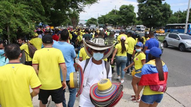 Propios y turistas han gozado esta doble fecha de Eliminatorias en Barranquilla.