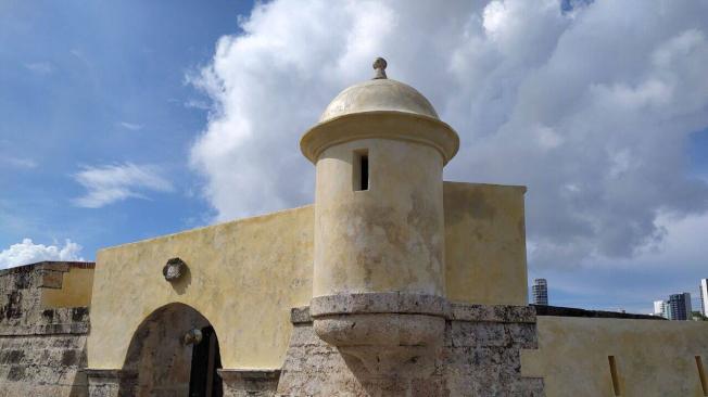 Este es el aspecto que luce el Fuerte de San Sebastián del Pastelillo de Cartagena.
