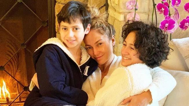 Max y Emma, hijos de Jennifer Lopez y Marc Anthony.