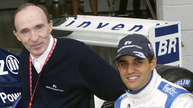 Frank Williams y Juan Pablo Montoya.