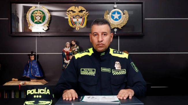 El general Fernando Murillo es el director de la Policía Judicial - Interpol.