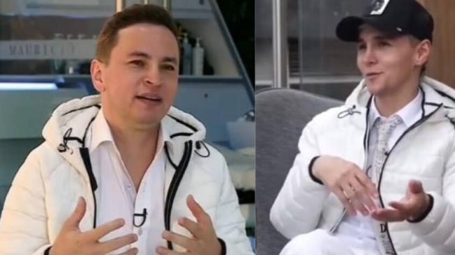 Mauricio y Jhonier Leal aparecieron en entrevistas usando la misma prenda.