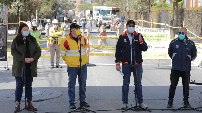Rueda de prensa sobre el balance final del Plan de Choque contra los huecos en Bogotá