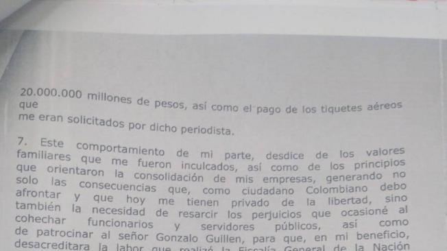 Carta de Carlos Mattos.