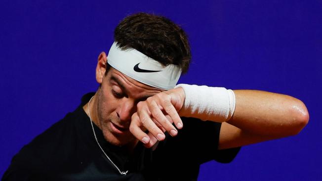 Del Potro se despide de la afición.