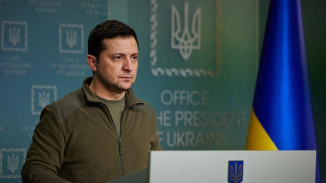 Presidente de Ucrania, Volodimir Zelensky.