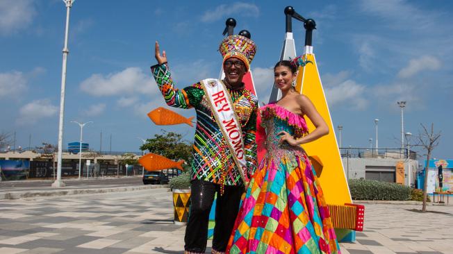 Exposición de Carnaval en Gran Malecón de Barranquilla.