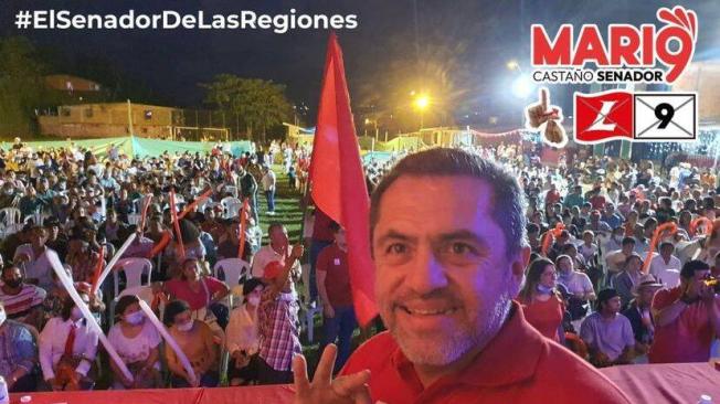 Mario Castaño, senador y actual candidato liberal, acusado de corrupción ha gastado en campaña 3