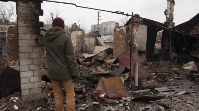 Ciudad ucraniana destruida ante los ataques rusos de las últimas semanas.