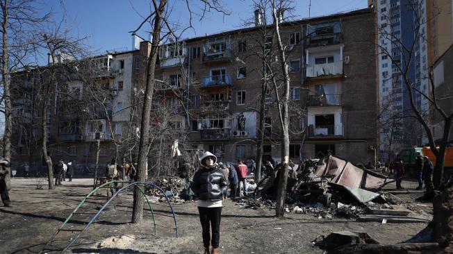 Kiev, después de un ataque ruso
