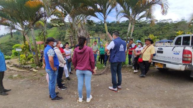 Desde la Regional Putumayo, la Defensoría del Pueblo ha venido acompañando a los familiares de los fallecidos.