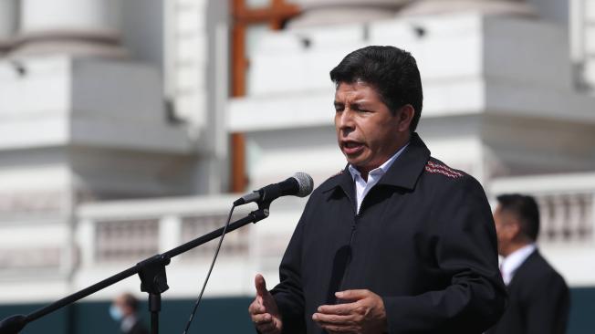 pedro Castillo, presidente de Perú durante la crisis social en su país.