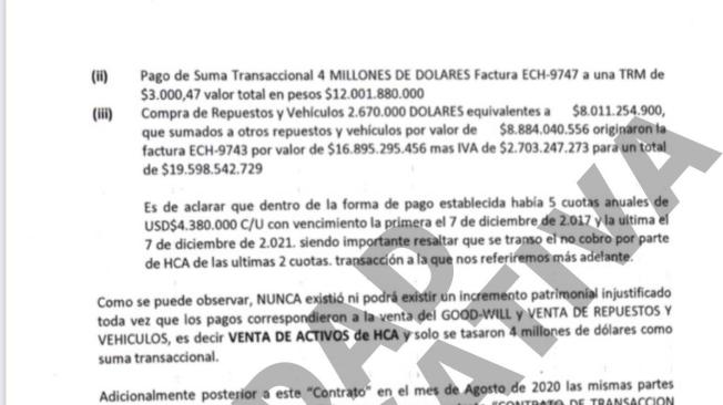 En el documento se asegura que Carlos Mattos es dueño del 14% de las acciones de Hyundai Colombia.