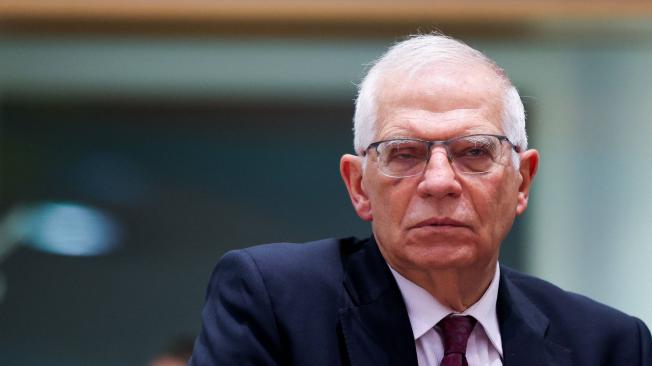 El jefe de la Diplomacia Europea, Josep Borrell en Bruselas.