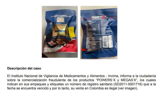 Invima Alerta Sobre La Venta De Suplementos Alimenticios Vencidos 2213