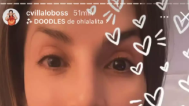 Historia de Carmen VIllalobos en Instagram.