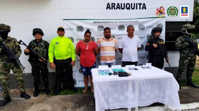 En operativos contra el narcomenudeo en Arauca fueron capturadas tres personas que usaban su casa como expendio.