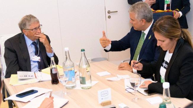 Iván Duque recibió un regalo de Bill Gates | En secreto